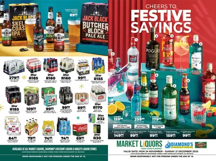 Diamond Discount Liquor catalogue in Brackenfell | Cheers To Festive Savings | 2025-11-27T00:00:00.000Z - 2025-12-21T00:00:00.000Z