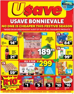 Usave catalogue | wcusavechristmassavings27nov07dec2025 | 2025-11-27T00:00:00.000Z - 2025-12-07T00:00:00.000Z