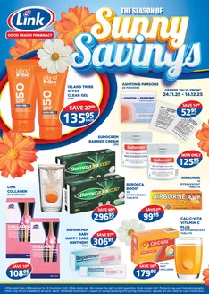 Link Pharmacy catalogue | Link Pharmacy weekly specials | 2025-11-24T00:00:00.000Z - 2025-12-14T00:00:00.000Z