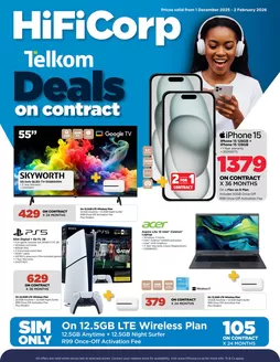 HiFi Corp catalogue | Offers for bargain hunters | 2025-12-01T00:00:00.000Z - 2026-02-02T00:00:00.000Z