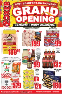 Boxer catalogue in Paarl | Fort Beaufort Grand Opening | 2025-12-04T00:00:00.000Z - 2025-12-16T00:00:00.000Z