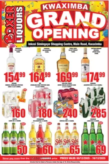 Boxer Liquors catalogue | KwaXimba Liquor Grand Opening | 2025-12-05T00:00:00.000Z - 2025-12-16T00:00:00.000Z
