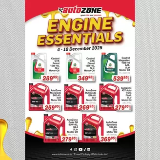 AutoZone catalogue in Burgersdorp | Engine Essentials | 2025-12-04T00:00:00.000Z - 2025-12-10T00:00:00.000Z