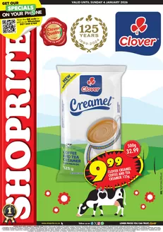Shoprite catalogue in Bushbuckridge | Shoprite Clover Creamel Savings 1 December - 4 January | 2025-12-01T00:00:00.000Z - 2026-01-04T00:00:00.000Z