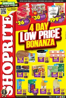 Shoprite catalogue in Bushbuckridge | Shoprite Low Price Bonanza KwaZulu-Natal 4 December - 7 December | 2025-12-04T00:00:00.000Z - 2025-12-07T00:00:00.000Z