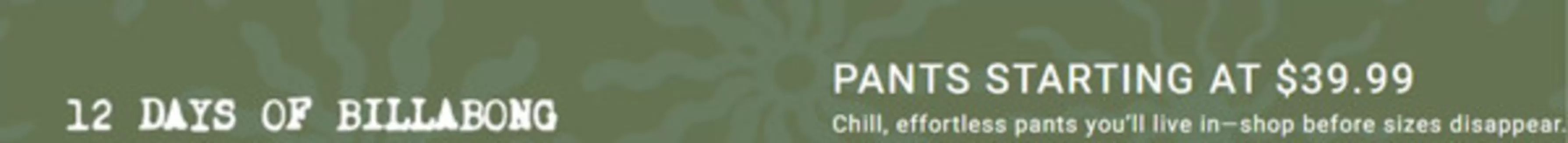 Billabong catalogue in Mamelodi | Billabong Sale | 2025-12-05T00:00:00.000Z - 2025-12-19T00:00:00.000Z