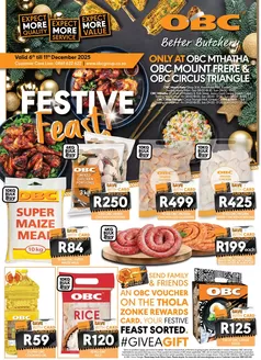 OBC Meat & Chicken catalogue in Parow | Top deals and discounts | 2025-12-06T00:00:00.000Z - 2025-12-11T00:00:00.000Z
