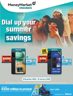 Checkers catalogue in Cape Town | Checkers Money Market Summer Promotion 8 December | 2025-12-07T00:00:00.000Z - 2026-01-18T00:00:00.000Z