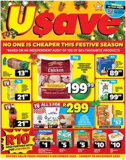 Usave catalogue in Patensie | Gnusavechristmassavings08dec28dec2025 | 2025-12-08T00:00:00.000Z - 2025-12-28T00:00:00.000Z