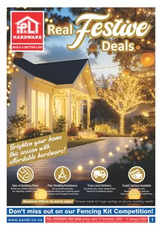 Cashbuild catalogue in Tonga | Great offer for bargain hunters | 2025-12-12T00:00:00.000Z - 2026-01-11T00:00:00.000Z