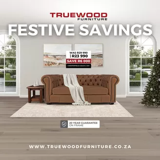 True Wood Furniture catalogue in Bellville | Festive Savings | 2025-12-09T00:00:00.000Z - 2025-12-23T00:00:00.000Z