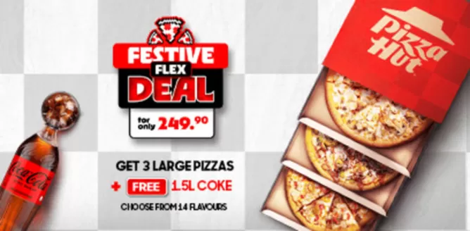 Pizza Hut catalogue in Tonga | Festive Flex Deal | 2025-12-10T00:00:00.000Z - 2025-12-24T00:00:00.000Z