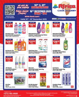 Africa Cash & Carry catalogue in Vryheid | Wednesday Promo | 2025-12-10T00:00:00.000Z - 2025-12-16T00:00:00.000Z