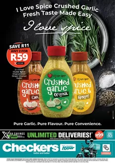 Checkers catalogue in Vryheid | Checkers I Love Spice Promotion 8 December | 2025-12-07T00:00:00.000Z - 2026-02-08T00:00:00.000Z