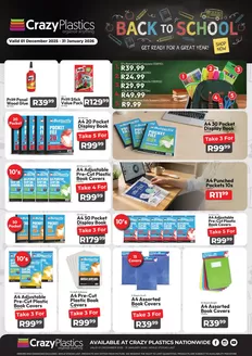 Crazy Plastics catalogue in Tembisa | View Our Back To School Promo | 2025-12-01T00:00:00.000Z - 2026-01-31T00:00:00.000Z