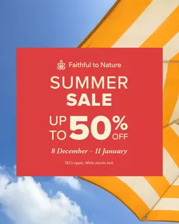 Faithful to Nature catalogue in Vryheid | Summer Sale | 2025-12-11T00:00:00.000Z - 2026-01-11T00:00:00.000Z