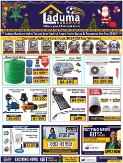 Laduma Hardware catalogue in Guguletu | Offerte esclusive e affari | 2025-12-12T00:00:00.000Z - 2026-01-01T00:00:00.000Z