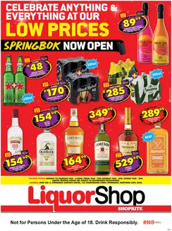 Shoprite LiquorShop catalogue in Ladismith | Shoprite LiquorShop Savings Springbok 12 December - 21 December | 2025-12-12T00:00:00.000Z - 2025-12-21T00:00:00.000Z