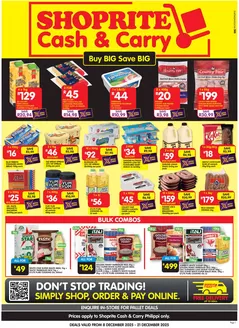 Shoprite catalogue in Grabouw | Shoprite weekly specials | 2025-12-08T00:00:00.000Z - 2025-12-21T00:00:00.000Z