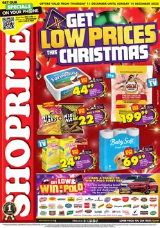 Shoprite catalogue in Wilderness | Shoprite Christmas Savings Eastern Cape 11 December - 14 December | 2025-12-11T00:00:00.000Z - 2025-12-14T00:00:00.000Z