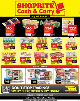 Shoprite catalogue in Dutywa | Shoprite weekly specials | 2025-12-08T00:00:00.000Z - 2025-12-21T00:00:00.000Z