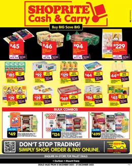 Shoprite catalogue in KwaDukuza | Shoprite weekly specials | 2025-12-08T00:00:00.000Z - 2025-12-21T00:00:00.000Z