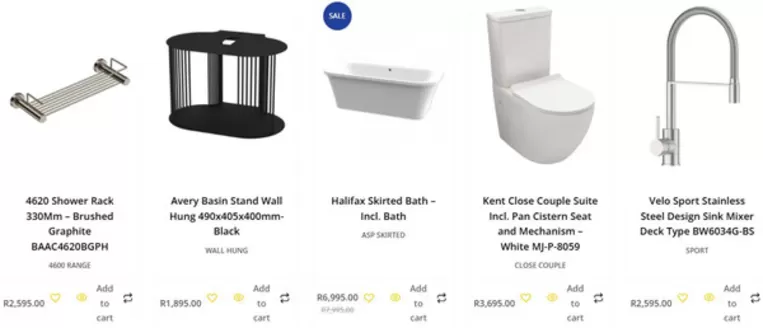 Bathroom Bizarre catalogue in George | Bathroom Bizarre Sale | 2025-12-12T00:00:00.000Z - 2025-12-26T00:00:00.000Z