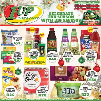 1UP catalogue in Mafikeng | Celebrate The Season With Big Savings | 2025-12-12T00:00:00.000Z - 2025-12-29T00:00:00.000Z