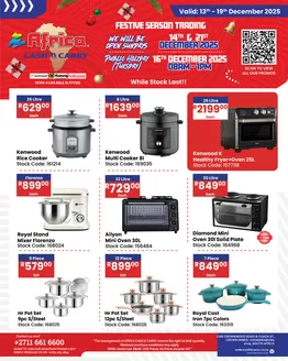 Africa Cash & Carry catalogue in Mafikeng | Saturday Promo | 2025-12-13T00:00:00.000Z - 2025-12-19T00:00:00.000Z