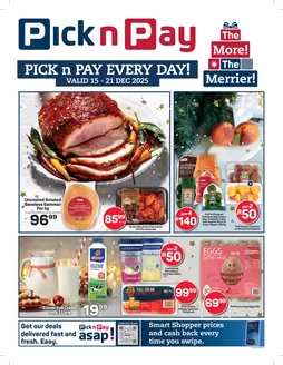 Pick n Pay catalogue in Ficksburg | Save now with our deals | 2025-12-15T00:00:00.000Z - 2025-12-21T00:00:00.000Z