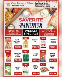 Saverite catalogue in Pretoria | Weekly Specials | 2025-12-15T00:00:00.000Z - 2025-12-21T00:00:00.000Z
