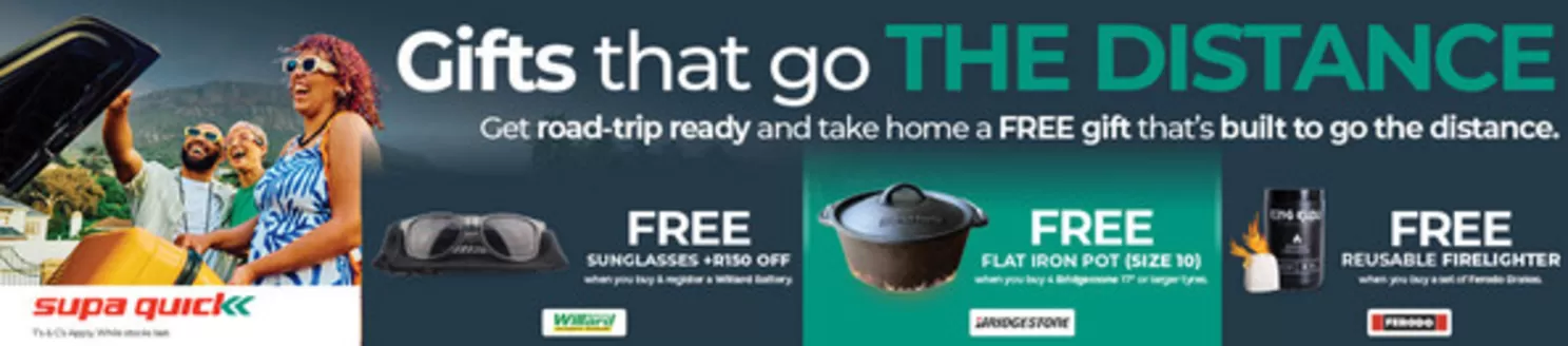 Supa Quick catalogue in Standerton | Gifts That Go The Distance | 2025-12-17T00:00:00.000Z - 2025-12-31T00:00:00.000Z