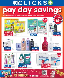 Clicks catalogue in Soweto | Pay day savings | 2025-12-18T00:00:00.000Z - 2025-12-29T00:00:00.000Z