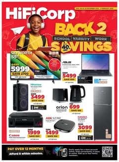 HiFi Corp catalogue | Exclusive deals and bargains | 2025-12-29T00:00:00.000Z - 2026-02-03T00:00:00.000Z