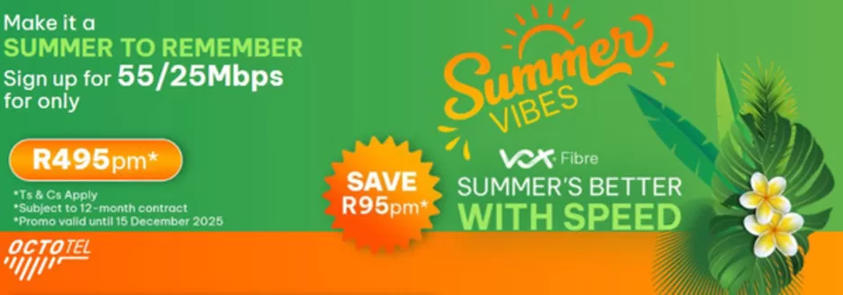 Vox Telecom catalogue in Hermanus | Summer Vibes | 2025-12-23T00:00:00.000Z - 2026-01-06T00:00:00.000Z