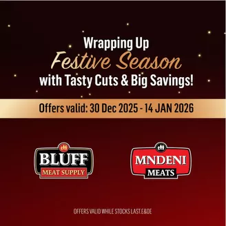 Bluff Meat Supply catalogue in Mafikeng | Special offers for you | 2025-12-30T00:00:00.000Z - 2026-01-14T00:00:00.000Z