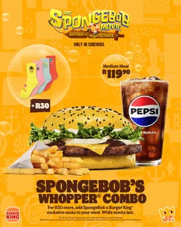 Burger King catalogue | Spongebob's Whopper Combo | 2026-01-08T00:00:00.000Z - 2026-01-31T00:00:00.000Z