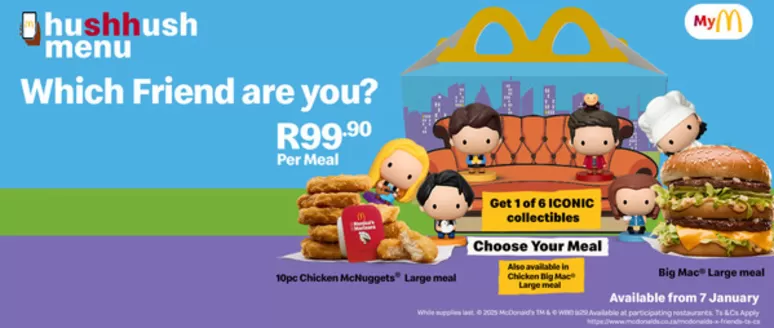 McDonald's catalogue in Bloemfontein | McDonald's Sale | 2026-01-13T00:00:00.000Z - 2026-01-27T00:00:00.000Z