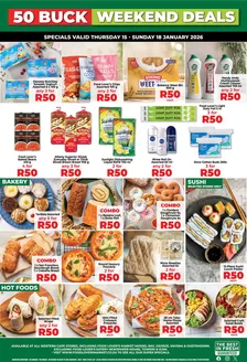 Food Lover's Market catalogue in Manguzi | 50 Buck Weekend WC 15 to 18 Jan 2026 | 2026-01-14T00:00:00.000Z - 2026-01-18T00:00:00.000Z