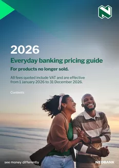 Nedbank catalogue in Mkhuhlu | Everyday banking pricing guide | 2026-01-15T00:00:00.000Z - 2026-12-31T00:00:00.000Z