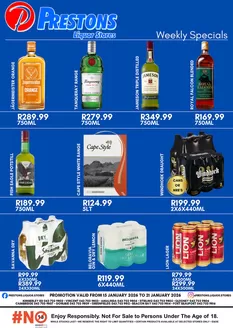 Prestons catalogue in Sandton | Weekly Specials | 2026-01-15T00:00:00.000Z - 2026-01-21T00:00:00.000Z
