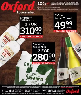 Oxford Freshmarket catalogue in Sandton | Top offers for all bargain hunters | 2026-01-16T00:00:00.000Z - 2026-01-30T00:00:00.000Z