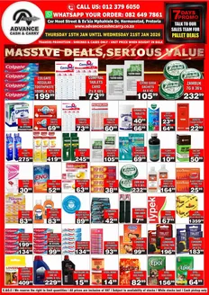 Advance Cash n Carry catalogue in Sandton | Exclusive deals and bargains | 2026-01-15T00:00:00.000Z - 2026-01-21T00:00:00.000Z