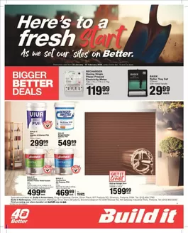 Build It catalogue in Roodepoort | Current bargains and offers | 2026-01-22T00:00:00.000Z - 2026-02-07T00:00:00.000Z