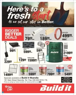 Build It catalogue in Centurion | New offers to discover | 2026-01-22T00:00:00.000Z - 2026-02-07T00:00:00.000Z