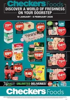 Checkers Hyper catalogue in Cape Town | Exclusive deals and bargains | 2026-01-18T00:00:00.000Z - 2026-02-08T00:00:00.000Z