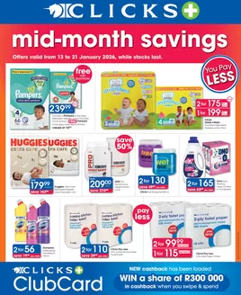 Clicks catalogue in Randburg | Mid-Month Savings | 2026-01-20T00:00:00.000Z - 2026-01-21T00:00:00.000Z