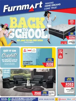 Furnmart catalogue in Rustenburg | Back To School | 2026-01-20T00:00:00.000Z - 2026-02-04T00:00:00.000Z