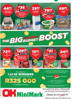 OK MiniMark catalogue in Rustenburg | Attractive special offers for everyone | 2026-01-21T00:00:00.000Z - 2026-02-08T00:00:00.000Z