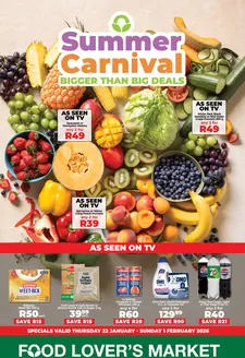 Food Lover's Market catalogue in Hartbeespoort | Summer Carnival Ottery - 22 Jan - 1 Feb 2026 | 2026-01-21T00:00:00.000Z - 2026-02-01T00:00:00.000Z